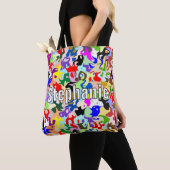 Abstraktes Kunstdesign Personalisiert Tasche (Von Nahem)