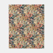 Abstraktes Kunstfleece-Decke Fleecedecke (Vorderseite)