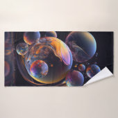 Abstraktes Kunsthandtuch Badehandtuch (Badehandtuch)