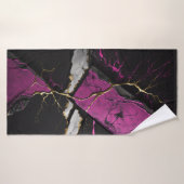 Abstraktes Kunsthandtuch Badehandtuch (Badehandtuch)