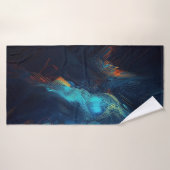 Abstraktes Kunsthandtuch Badehandtuch (Badehandtuch)