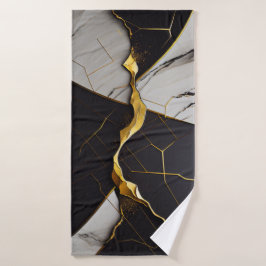 Abstraktes Kunsthandtuch Badehandtuch