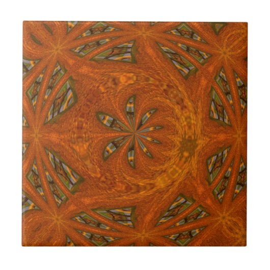 Abstraktes Kunstlabyrinth Fliese (Vorderseite)