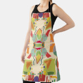 Abstraktes künstlerisches geometrisches nahtloses schürze (InSitu)