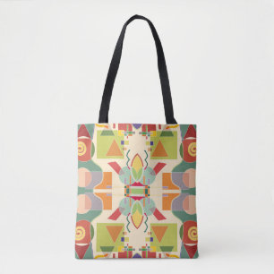 Abstraktes künstlerisches geometrisches nahtloses tasche