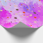 Abstraktes Künstlerisches Geschenkpapier (Ecke)