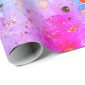 Abstraktes Künstlerisches Geschenkpapier (Rolleneckpunkt)