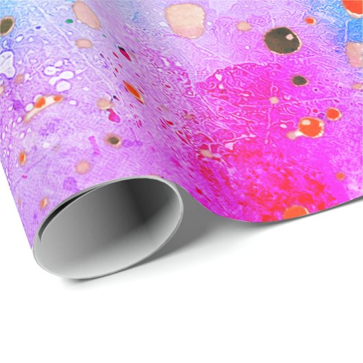 Abstraktes Künstlerisches Geschenkpapier (Rolleneckpunkt)