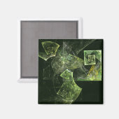 Abstraktes Kunstmagazin Magnet (Vorderseite/Rückseite)