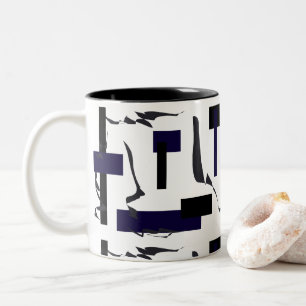 Abstraktes Kunstmalerei Unikat Kaffeetasse