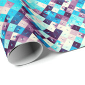 Abstraktes Kunstmuster Abstraktes geometrisches i Geschenkpapier (Rolleneckpunkt)