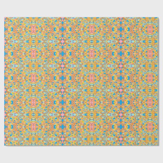 Abstraktes Kunstmuster des Persers oder Mittleren Geschenkpapier (Flach)