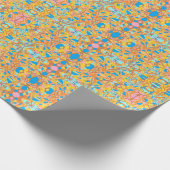 Abstraktes Kunstmuster des Persers oder Mittleren Geschenkpapier (Ecke)