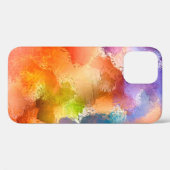 Abstraktes Kunstmuster Hand zeichnend modern Case-Mate iPhone Hülle (Rückseite (Horizontal))