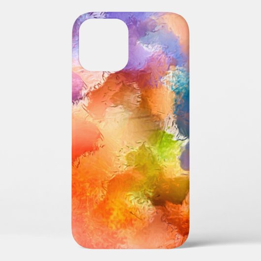 Abstraktes Kunstmuster Hand zeichnend modern Case-Mate iPhone Hülle (Rückseite)