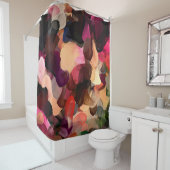 Abstraktes Kunstmuster Hand zeichnend modern Duschvorhang (Beispiel)