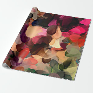 Abstraktes Kunstmuster Hand zeichnend modern Geschenkpapier