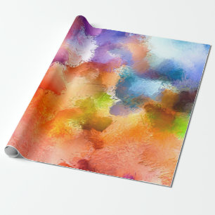 Abstraktes Kunstmuster Hand zeichnend modern  Geschenkpapier