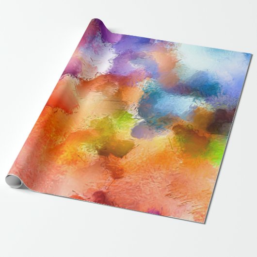 Abstraktes Kunstmuster Hand zeichnend modern Geschenkpapier (Ungerollt)