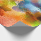 Abstraktes Kunstmuster Hand zeichnend modern Geschenkpapier (Ecke)