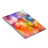 Abstraktes Kunstmuster Hand zeichnend modern  Notizblock (Rechte Seite)