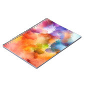 Abstraktes Kunstmuster Hand zeichnend modern  Notizblock (Linke Seite)