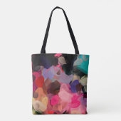 Abstraktes Kunstmuster Hand zeichnend modern  Tasche (Rückseite)
