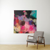 Abstraktes Kunstmuster Hand zeichnend modern  Wandteppich (Beispiel)