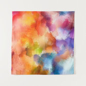 Abstraktes Kunstmuster Hand zeichnend modern  Wandteppich (Vorderseite (Horizontal))