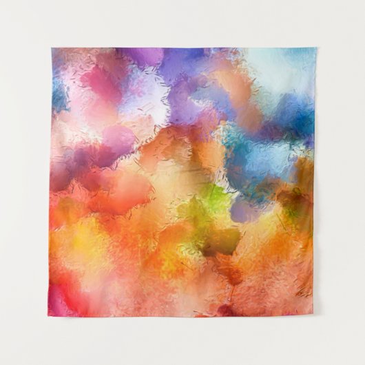 Abstraktes Kunstmuster Hand zeichnend modern  Wandteppich (Vorderseite)