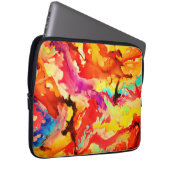 Abstraktes Kunstmuster Laptopschutzhülle (Vorne Rechts)