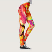 Abstraktes Kunstmuster Leggings (Rechts)