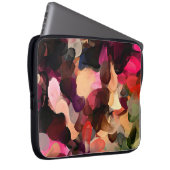 Abstraktes Kunstmuster. Moderne Hand zeichnend Laptopschutzhülle (Vorne Rechts)