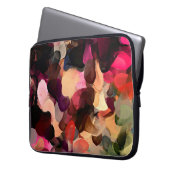 Abstraktes Kunstmuster. Moderne Hand zeichnend Laptopschutzhülle (Vorderseite Links)