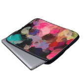 Abstraktes Kunstmuster. Moderne Hand zeichnend Laptopschutzhülle (Vorne Knopf)