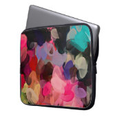 Abstraktes Kunstmuster. Moderne Hand zeichnend Laptopschutzhülle (Vorderseite Links)