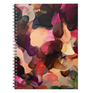 Abstraktes Kunstmuster. Moderne Hand zeichnend Notizblock