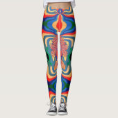Abstraktes Kunstmuster - Multiprint-Leggings Leggings (Vorderseite)