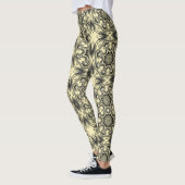 Abstraktes Kunstmuster nahtlos Leggings (Links)
