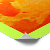Abstraktes Kunstmuster Poster (Ecke)
