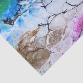 Abstraktes Kunstmuster Seidenpapier (Ausschnitt)