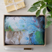 Abstraktes Kunstmuster Seidenpapier (Geschenk)