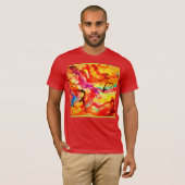 Abstraktes Kunstmuster T-Shirt (Vorne ganz)