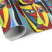 Abstraktes Kunstpapier Geschenkpapier (Rolleneckpunkt)