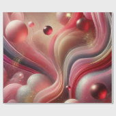Abstraktes Kunstpapier Geschenkpapier (Flach)