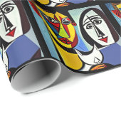 Abstraktes Kunstpapier Geschenkpapier (Rolleneckpunkt)