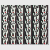 Abstraktes Kunstpapier Geschenkpapier (Flach)