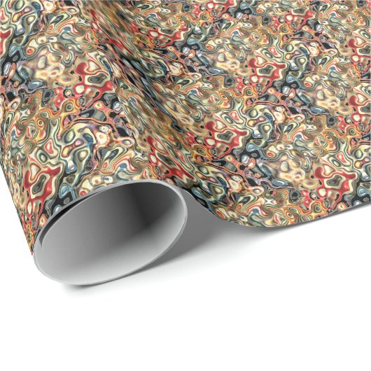 Abstraktes Kunstpapier Geschenkpapier (Rolleneckpunkt)