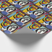 Abstraktes Kunstpapier Geschenkpapier (Ecke)