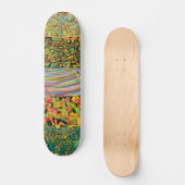 abstraktes Kunstpatchwork-Retro Skateboard (Vorderseite)
